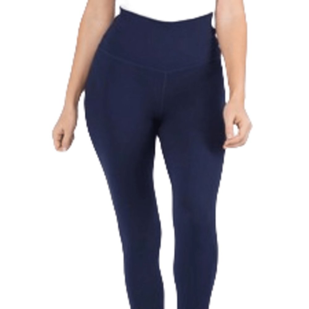 Women's high rise waistband leggings - Navy
